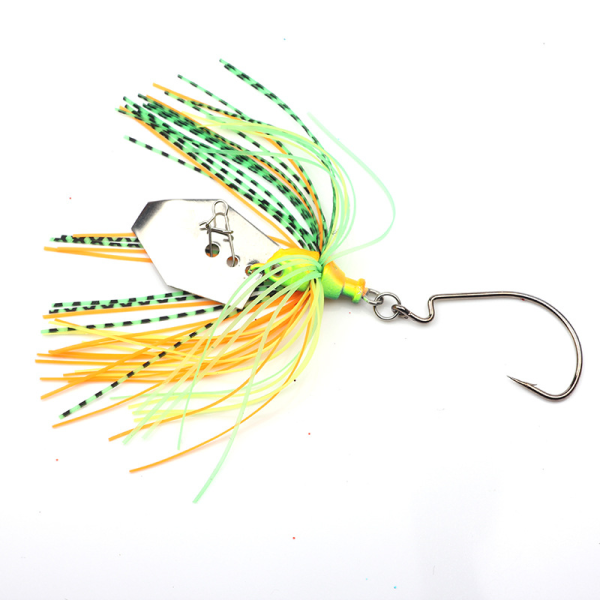 6 ST Fiskeredskap River Fishing Paljetter 10cm 11g Roterande Fisk Fi