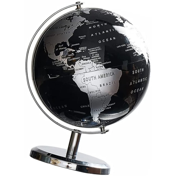 Kart med Base Globe Antikk Globe Retro Verden Dekorativ Glo, ZQKLA
