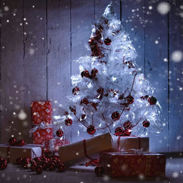 Batteridrivna 6.6Ft/2M 20 LED-ljusslingor Blinkande Chris,ZQKLA