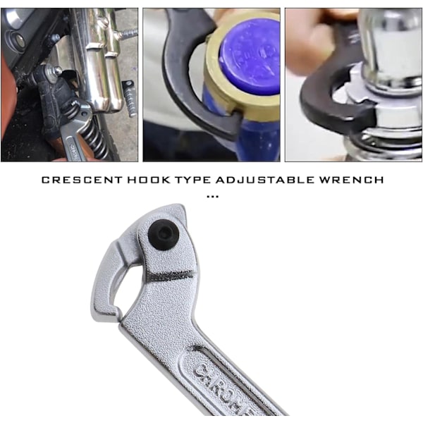 The Lord of the Tools Skiftnyckel C-Krok Justerbar Motorcykel Su,ZQKLA