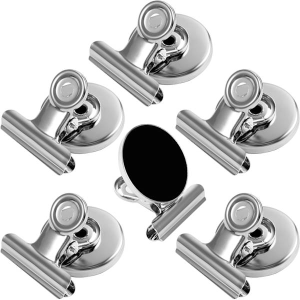 12-pack Silver Magneter för Kylskåp, ZQKLA