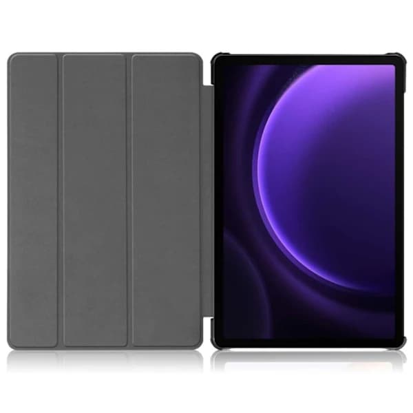 Galaxy Tab A8 10,5\" Skal Fodral Tri-fold Smart Case Sort svart,su
