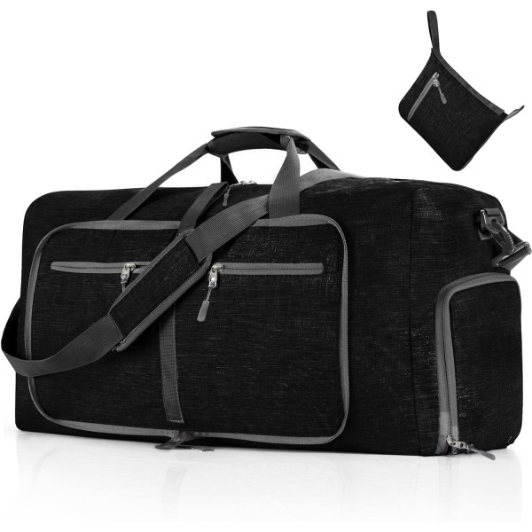 Menn's Foldbar Duffel Bag Vannresistent Stor Lett ,ZQKLA