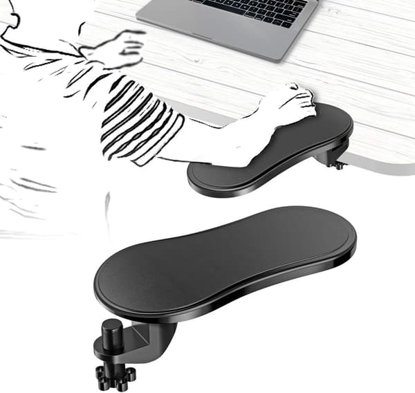 Justerbar Armlæn, Computer Armlæn, Ergonomisk Justerbar, ZQKLA