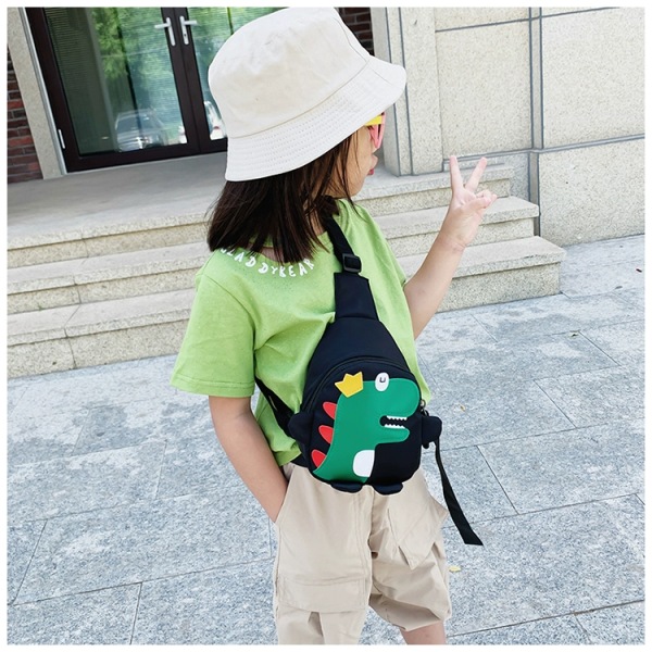 6 kpl Lasten söpö pieni dinosaurus Crossbody Sling Bag Travel Hik, ZQKLA