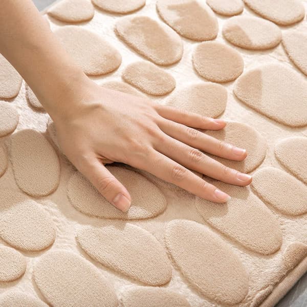 Entrématta Badmatta i Minnesskum Hydrofilt Pebble Design Su