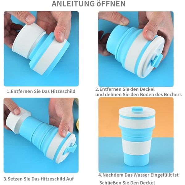 Bærbar Kaffe Kop, Let Rejsekop, Bærbar Kaffe, ZQKLA