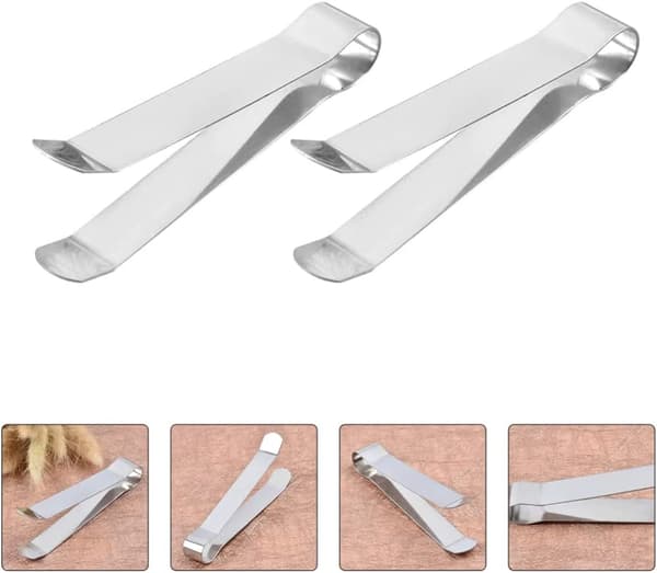Metal Clip Lyseslukker 5 stk. Lysvæge Slukker Rustfrit Stål