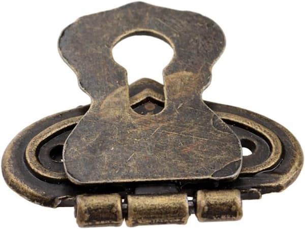 Låsspänne Låda 2-pack Hake Metall Antik Brons 63X,ZQKLA