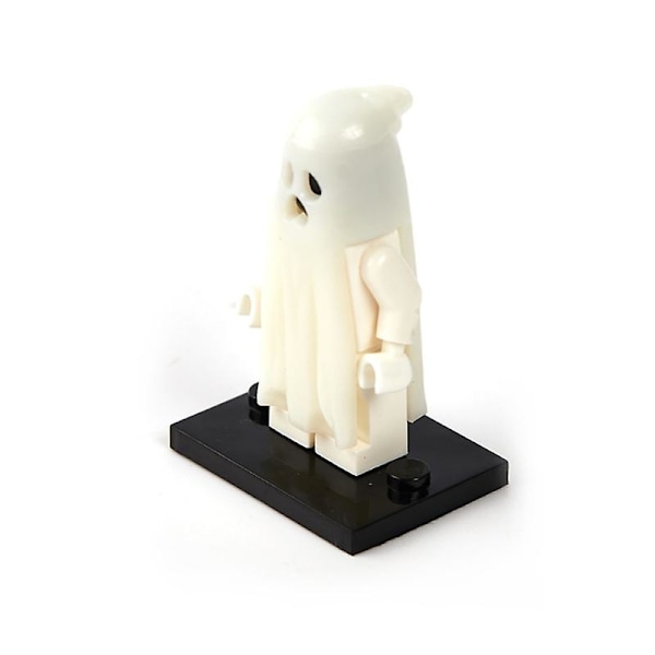 Ghost Modell Actionfigurer ABS Smilende Lysende Horror Byggeklosser Leke Små Klosser Leke Minifigur