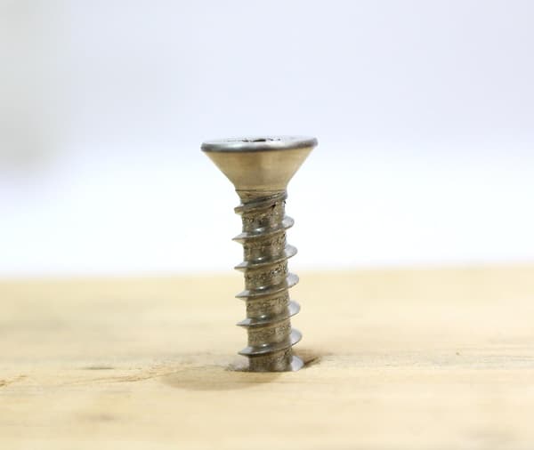 6 X 1'' Rostfri Platt Huvud Phillips Träskruv, (100 st), 1,ZQKLA