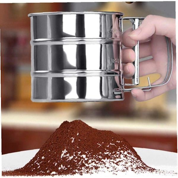 Melsifter, Rustfrit Stål Melsifter, Håndsvinget Mel, ZQKLA