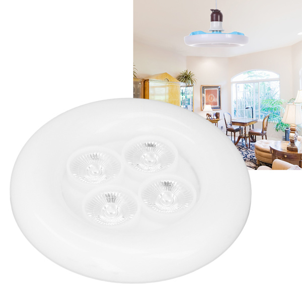 E27 LED-loftslampe 38W Garage-lampe RGB Energibesparende 3-tilstands soveværelseslampe 165V-265V