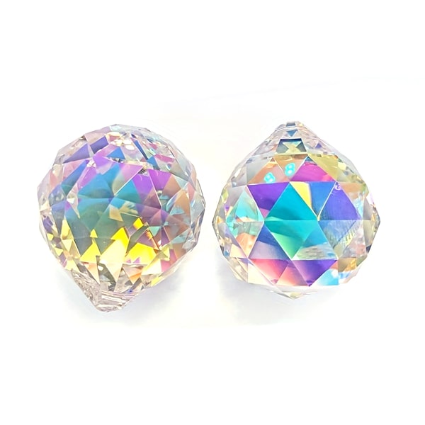 Kristaller för upphängning, 20 mm, 20 stycken, för kristallkronor
