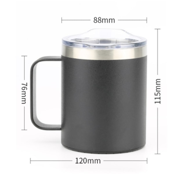 Smart Självvärmande Kaffemugg, Temperaturkontrollerad Uppvärmd Kaffemugg, Uppladdningsbar Smart Mugg Med Trådlös Laddningsbas, Ultimata Presenten För Kaffeälskare