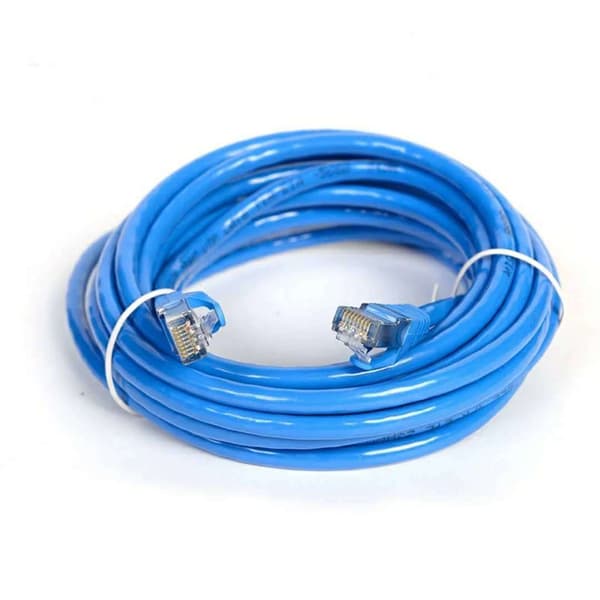 High-Definition Videostreaming Netværkskabel, 15 m Guldbelagte Kontakter Ethernet Patch Kabel, Polyethylen Krydsisolering Sikrer Problemfri Gaming