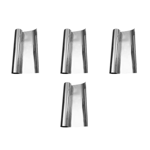 Envägs spegelfilm för fönster för hemmet, insynsskydd, silver, 4-pack