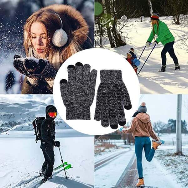 Vinterhandsker til mænd og kvinder - Touch Screen Anti-Slip Silikone Gel