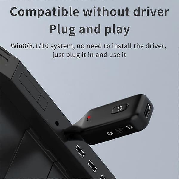A60 3-in-1 autoon tarkoitettu Bluetooth-vastaanotin ja -lähetin