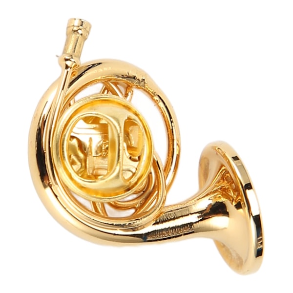 Miniature Fransk Horn Guld Farve Eksklusiv Elegant Holdbar Metal Høj Simulation Mini Fransk Horn Model til Bord Hylde