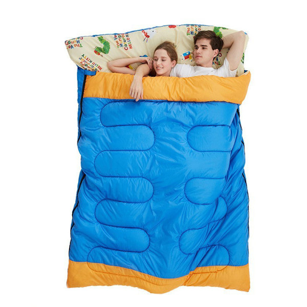 Blanket sleeping bag winter adults for 2 persons, for outdoor camping