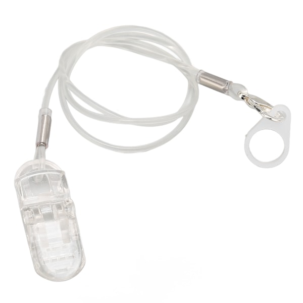 Høreapparatklips Transparent Forebygge Tap Bærbar Monaural Høreapparat Lanyard for Eldre og Barn