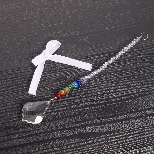 Regnbue Krystal Prisme Kugle Chakra Farver Strand Design