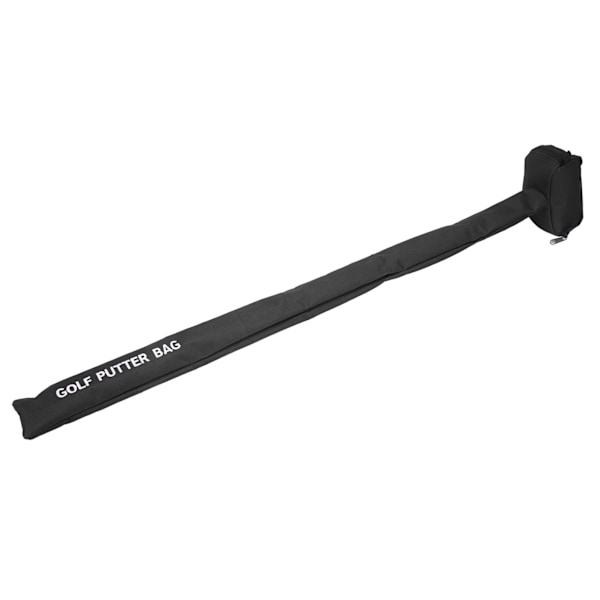 Minigolf bärväska, bärbar hopfällbar mjuk flexibel canvas golfputterväska, lätt driving range bärväska träningsfodral svart