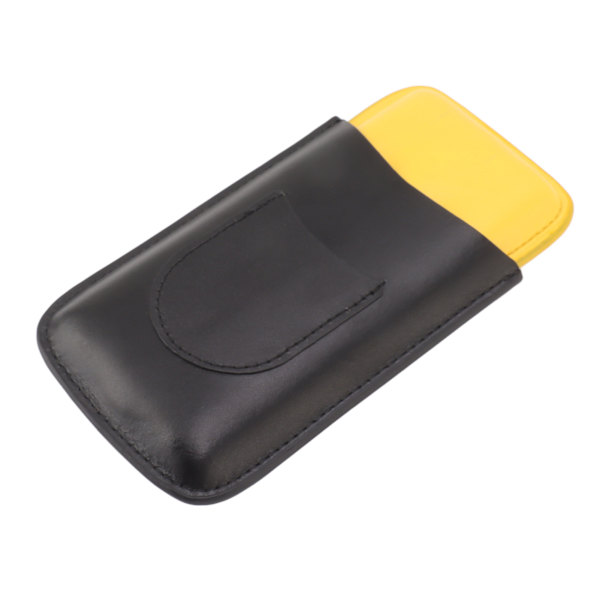 Cigarer Læder Cigar Etui Bærbar Cigar Holder Letvægts 3 Holder Cigar Etui til Rejser Hjem