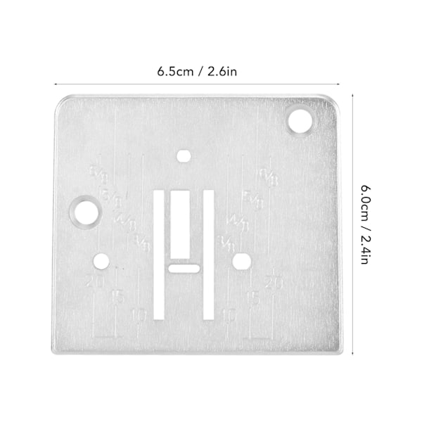 Syplate for symaskin, erstatning for JD1004 HF107 for Huskystar 207 Q235 stål multifunksjonell syplate