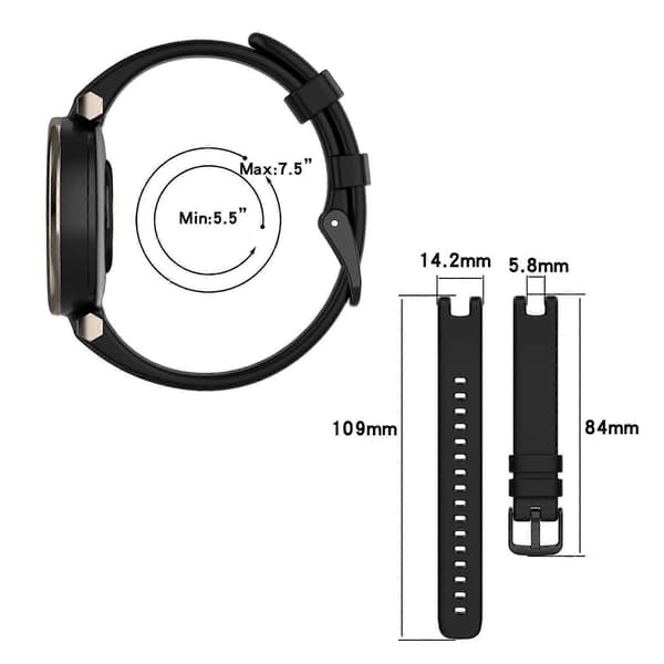 Silikonklokkerem for Garmin Lily Dark Green