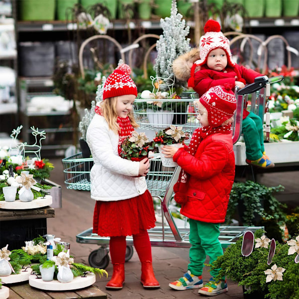 Konstgjorda blommor bröllop glitter julgran nyårsdekorationer