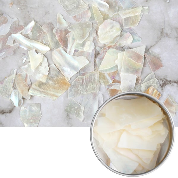 Krystallnagler kvinners neglespiker store skallskiver abalone