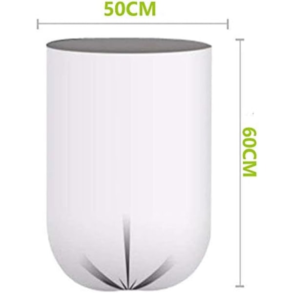 Søppelposer ekstra tykke biologisk nedbrytbare 50*60cm 100 stk