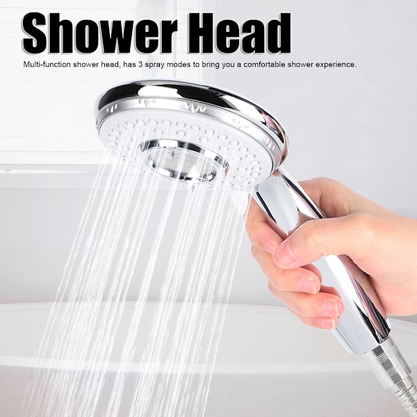 Household High Pressure Handheld Bath Rain Shower Head Sprayer Bathroom AccessoriesWithout Switch