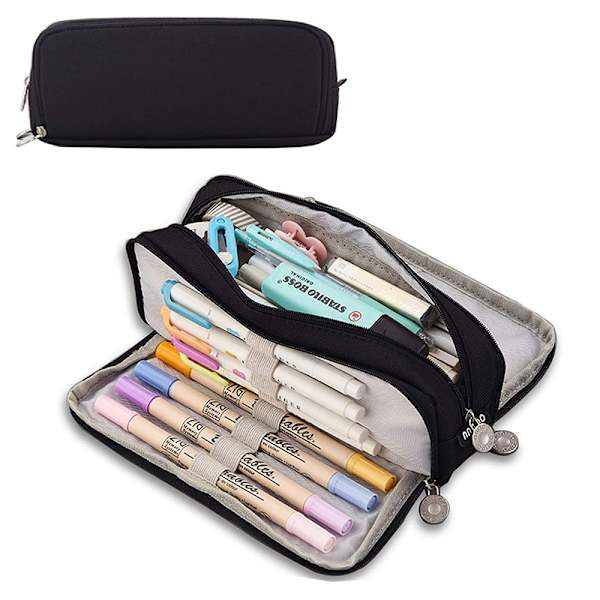 Etui med 3 rum - Stor kapacitet Etui Etui