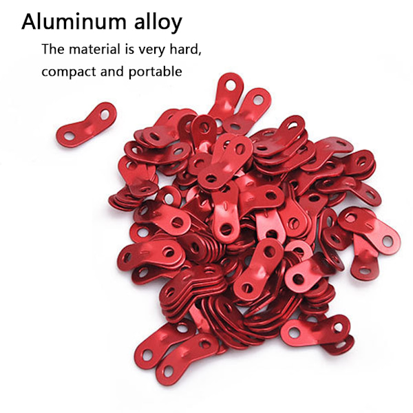 30 st tältsträckare i aluminiumlegering för tält utomhusvandring