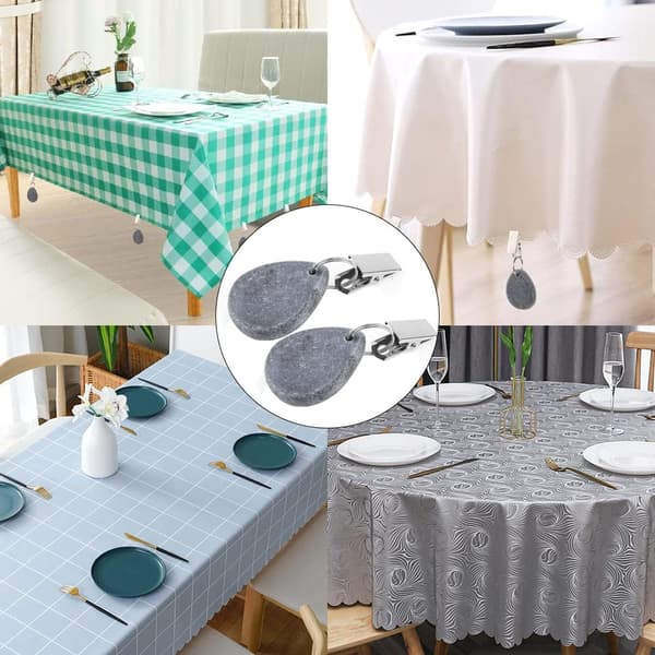 6 Stykker Dugvægte Dugvægte med Klips Grå Ta