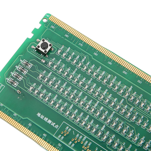 Datorminnestestare PCB-material Framåt och bakåt tillgänglig Dator DDR4 Minnestestare med LED för PC