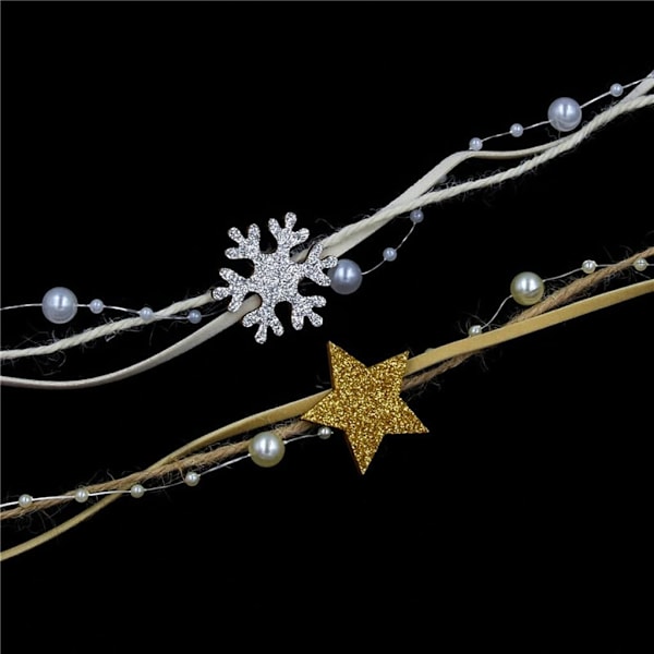Elegant Konstgjord Pärlband, Perfekt Bröllopsblomdekoration För Din Speciella Dag, Förhöj Ditt Evenemang Med Stil Och Grace, 5 Meter Ren