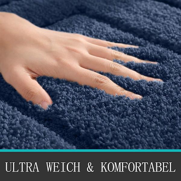 Klassiska Färger Badrumsmatta, Ultraabsorberande Mjuk Badrumsmatta För Mångsidig Användning, Premium Mikrofiber, Stark Och Hållbar Tp Gummibaksida,