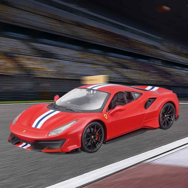 Bburago 1:24 SF90 urheiluauto kilpa-auton malli simuloitu seos poikien Ferrari-lelu