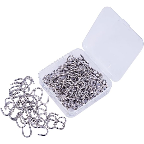 Mångsidiga Hänglösningar, Mini Metall S-Formade Trådkrokar, S-Krokar för Kök, Badrum, Kontor, Bred Användning för DIY-Hantverk