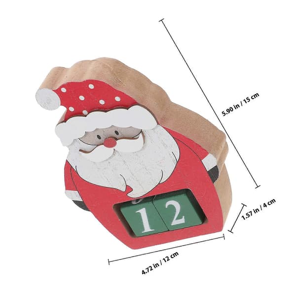 Julekalender i tre med nisse for julepynt