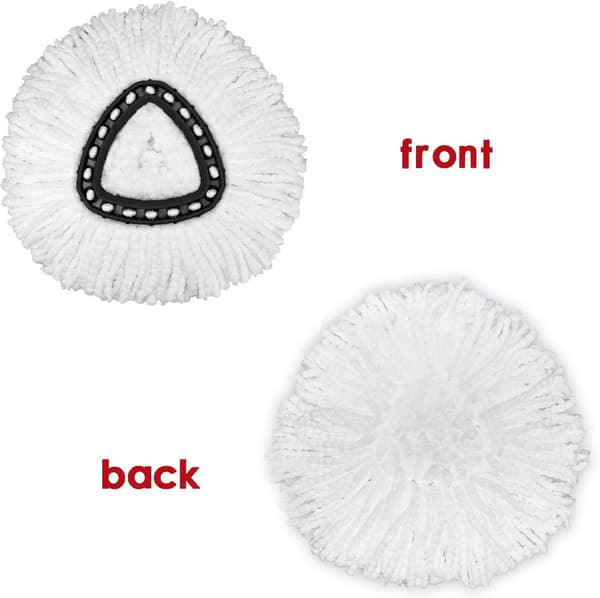 4-pakning mopphoder kompatible med Spin Mop, mikrofiber