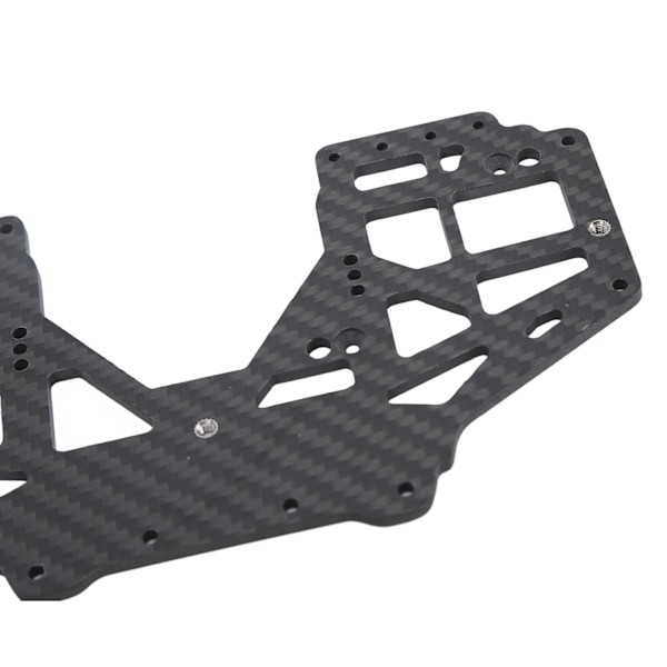 2 st chassi sidoplattor set vänster höger kolfiber svart för Losi LMT 1:8 4WD solid axel RC bil