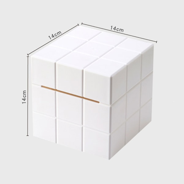 Kreativ kubformad förvaringslåda för pappersnäsdukar -