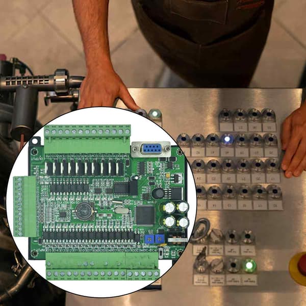 PLC industriel kontroltavle FX3U-24MR høj hastighed med analog stm32 programmerbar controller FX3U-24MT FX3U-24MT
