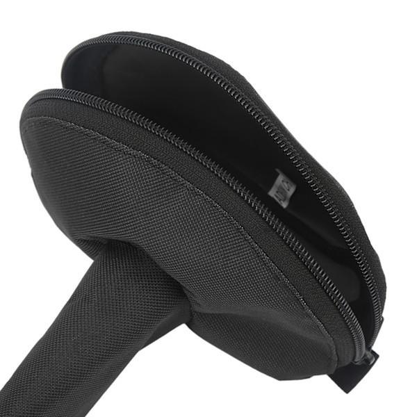 Minigolf bärväska, bärbar hopfällbar mjuk flexibel canvas golfputterväska, lätt driving range bärväska träningsfodral svart