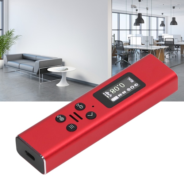 Geiger Counter USB Charging with TFT HD Display 400mAh Nuclear Radiation Detector for Home Red